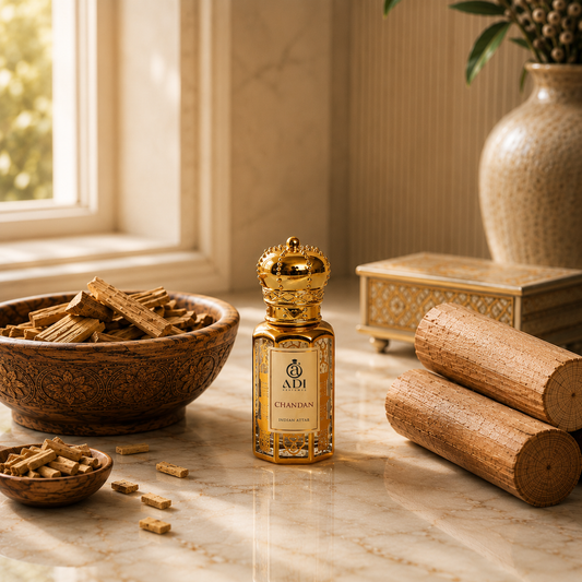 Sandal (Chandan) Attar – Rich, Warm &amp; Timeless Sandalwood Fragrance