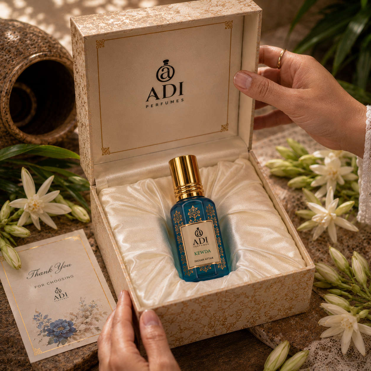 Kewda Attar – Fresh, Floral &amp; Naturally Refreshing Fragrance | Adi Perfumes Kannauj